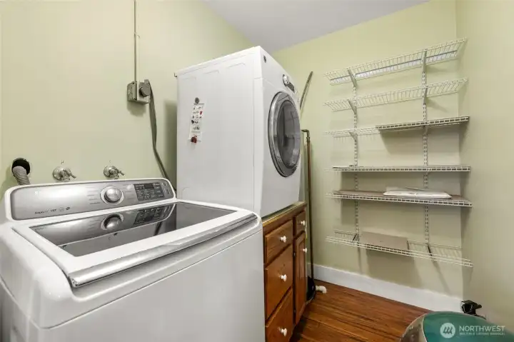 Laundry off kitchen