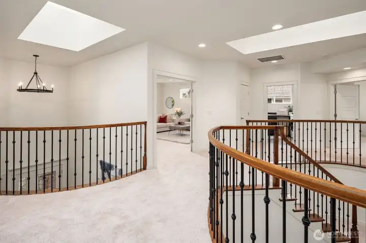 skylights mean there is light all year round!