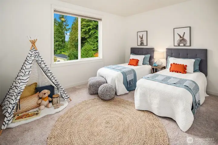 another spacious bedroom upstairs