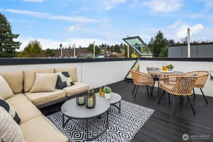 Soak in the Cascade Mtn. Views.