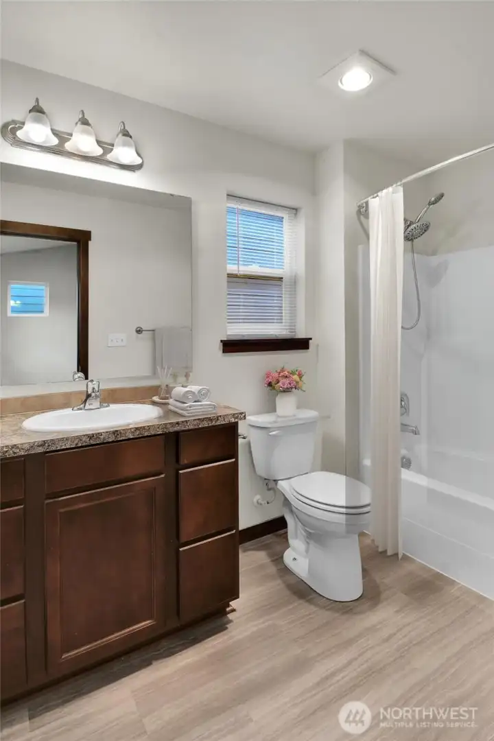 Primary Bathroom with Full Bath-Virtually Stage