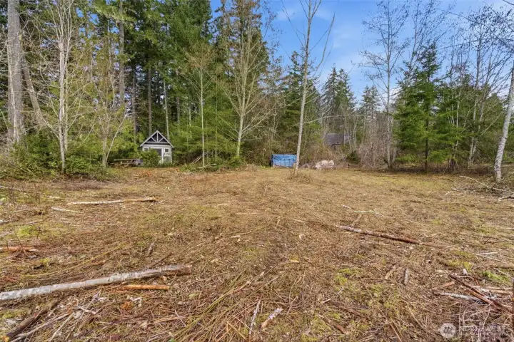 Small cabin built to be enjoyed while the family camped.