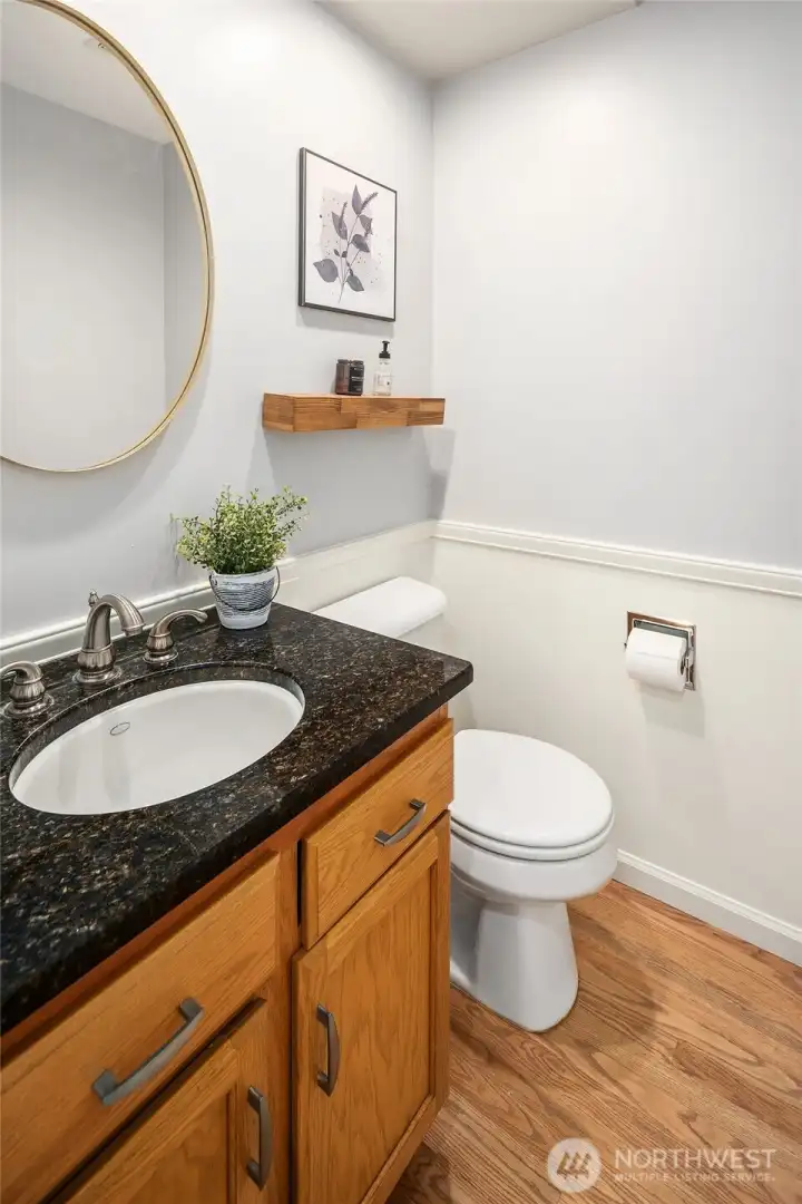 Half bath on main level