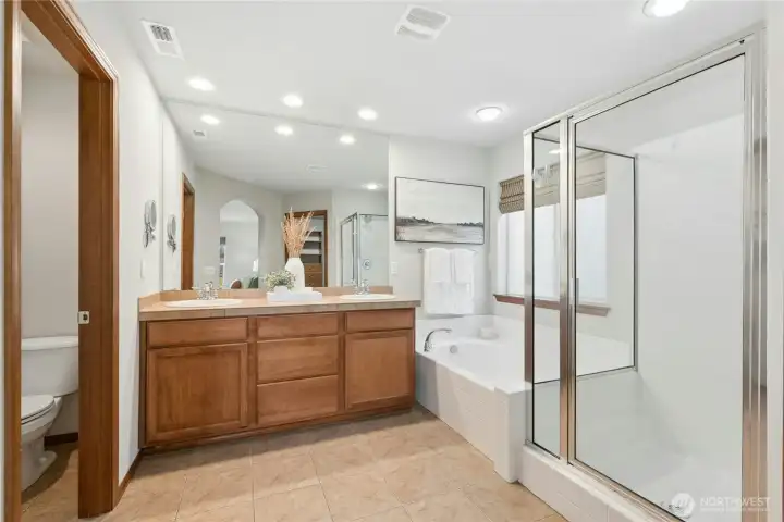 Primary Double Vanity