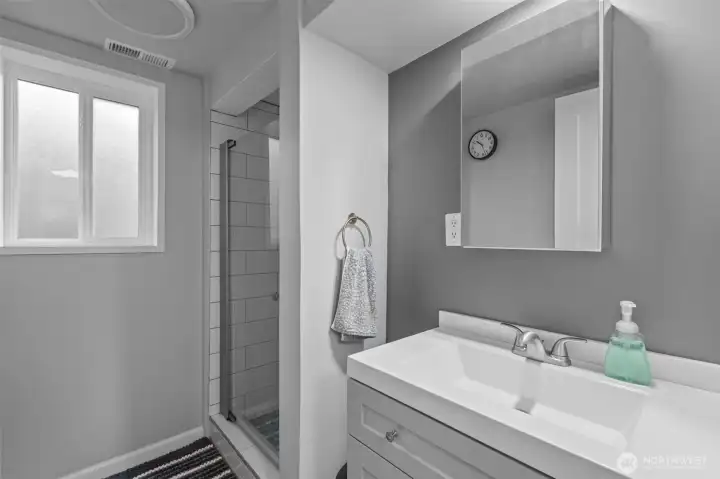 downstairs bathroom.