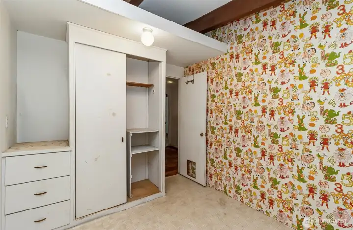 Bedroom with Built in's