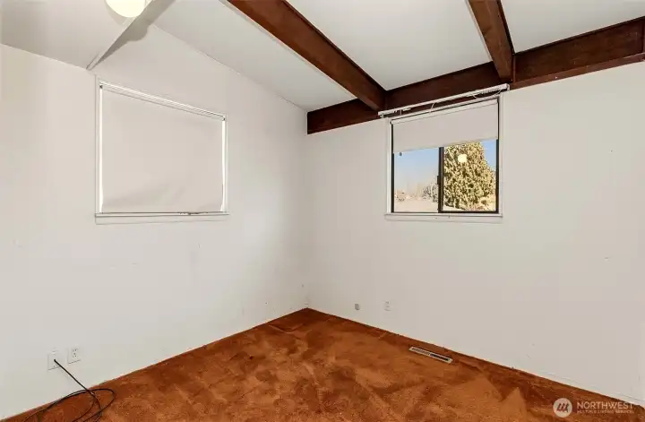 All Bedrooms Feature the Vaulted Ceilings~