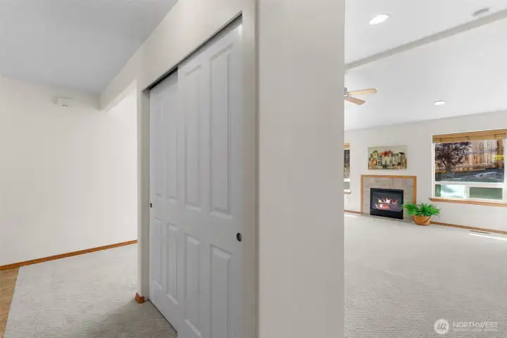 Entry closet