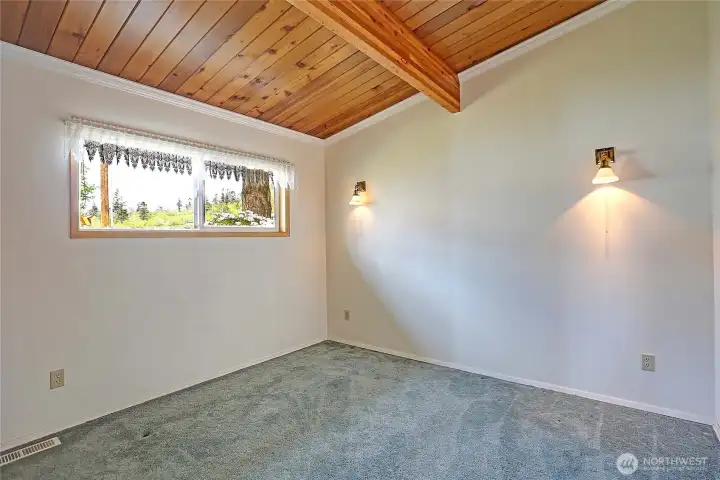 Another Bedroom in NE Corner with Garden/Courtyard Views~