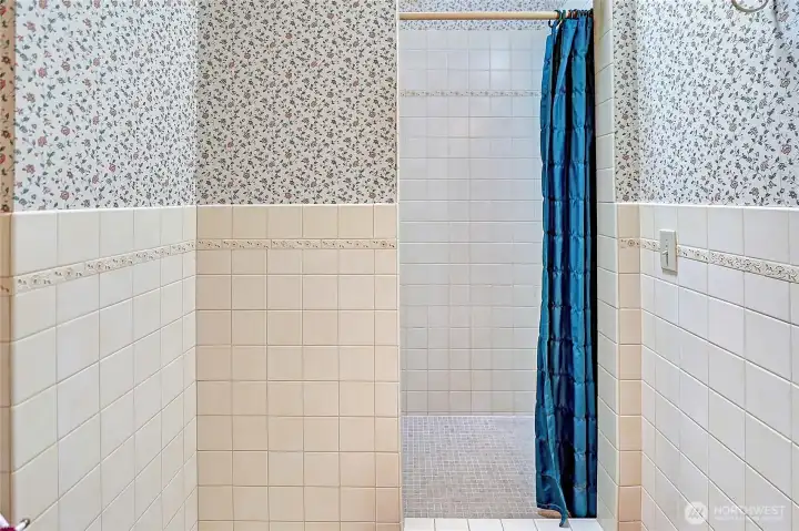 Tile Walk-In Shower~