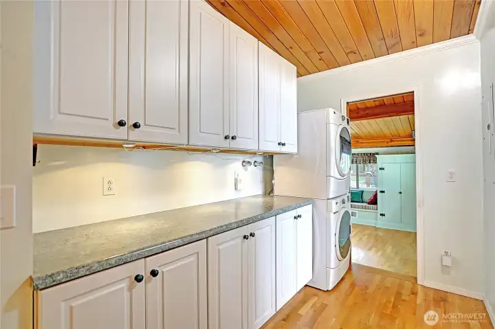 Large Butler's Pantry and Utility Room w/ 2nd Entrance from Parking Area~