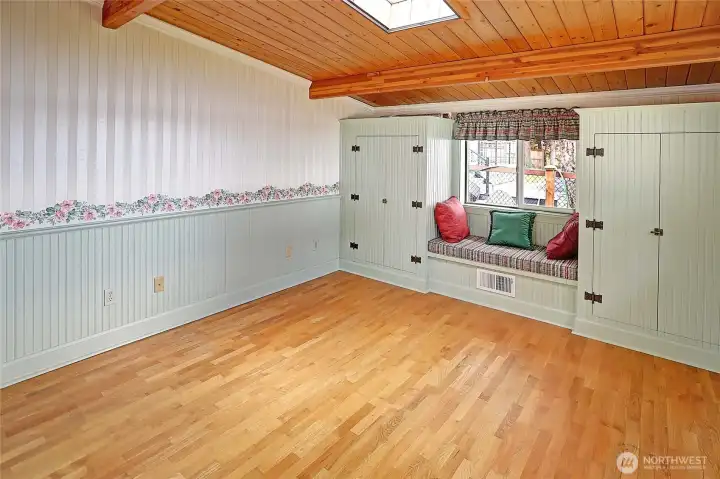 South Side of Home has a Unique Den/Office w/ Views and Cozy Built-Ins~