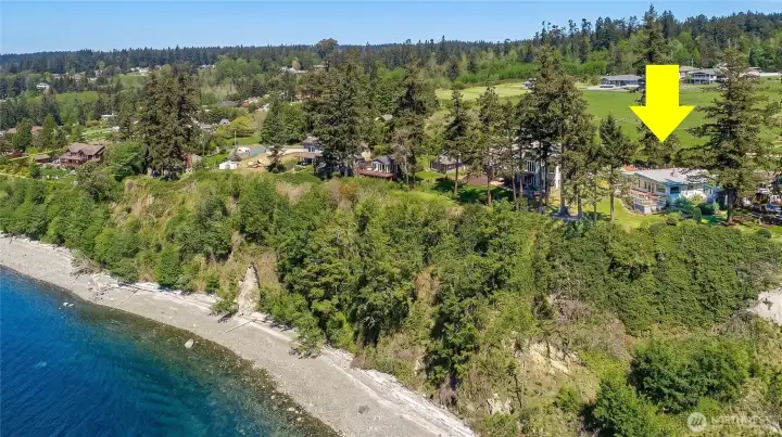 Waterfront Included 98' of Tidelands, Accessed by nearby Public Pathway (1,000 feet away to north)~