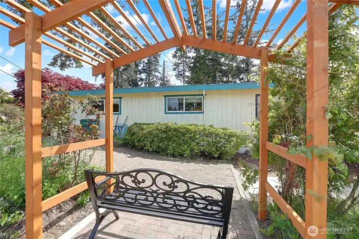 Newer Garden Arbor for Relaxing~