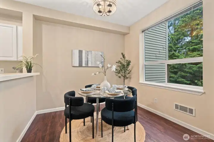 Dedicated dining area