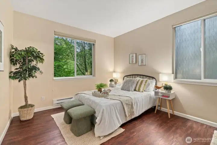 Expansive primary suite