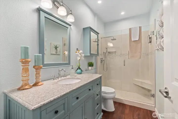 Updated main bathroom