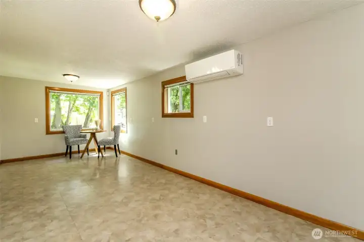 Dining Room w/Entrance is so large.