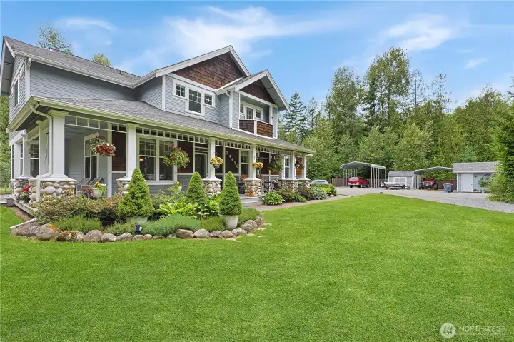 Truly a gorgeous craftsman home.