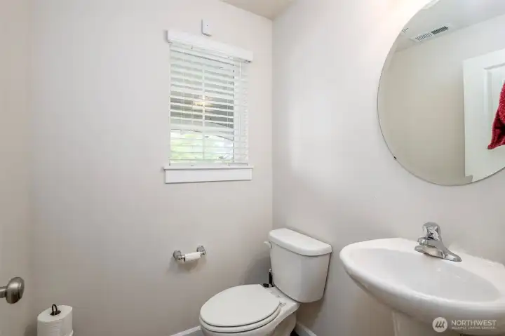 Half bath on main floor Half bath on main floor