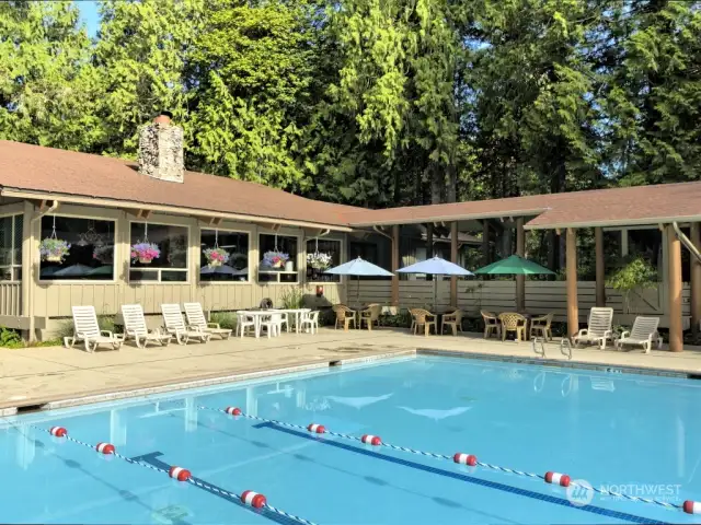 Pool outside clubhouse