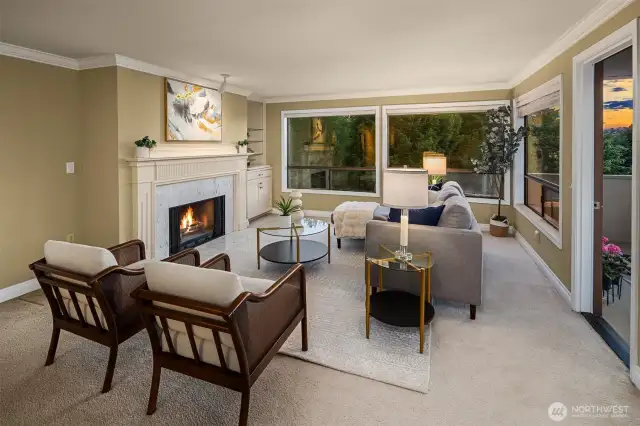 Light Filled Livng Room