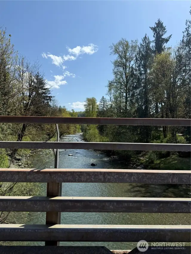 View driving into River N Forest Development