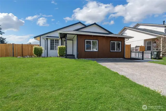 WELCOME!  Home comes with a 1 year Warranty
