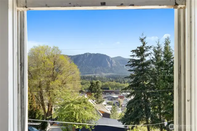 Wake up to this view everyday in bedroom 2 upstairs.