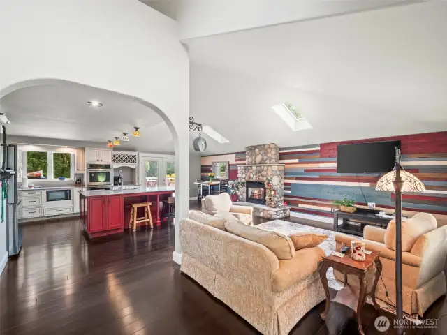 From the entry foyer