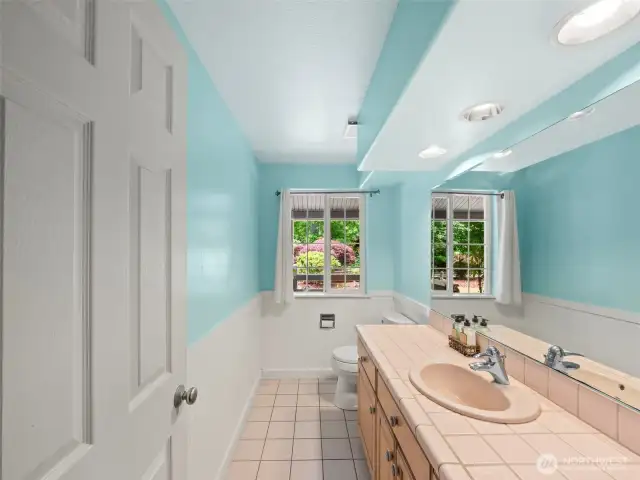 Main floor powder room