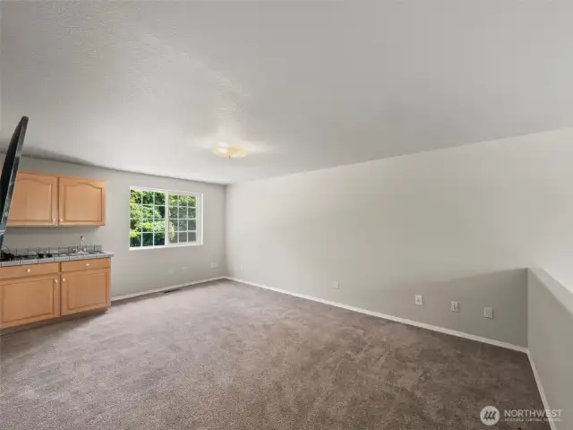 Upstairs bonus loft