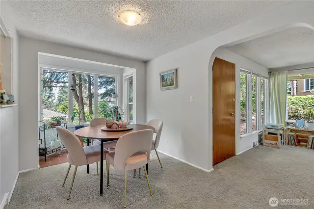 Dining room - just off the kitchen and living room.