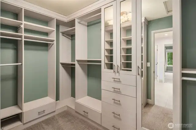 Custom Closet in Primary Suite