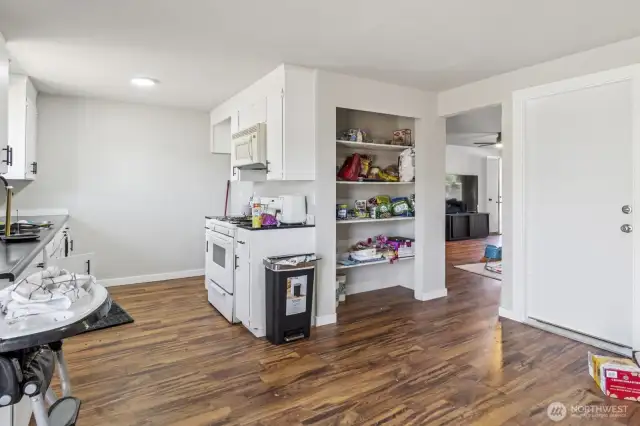 Unit A Pantry & Dining Area