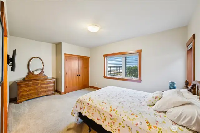 Second main level suite is perfect for a guest space or multi generation living.