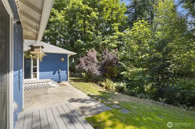 2nd home deck off living room.