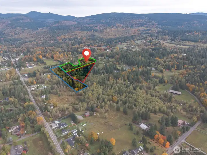 See Survey Map for reference - Lot #3 in the Recorded Survey Map