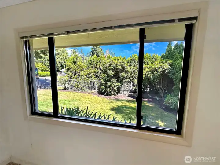 bedroom 2 looking at front yard
