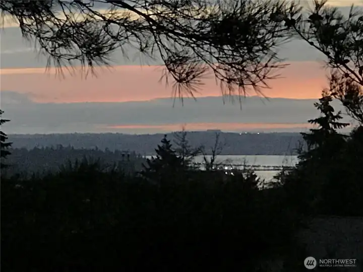 potential view from 2nd story or rooftop deck. Buyer to verify.