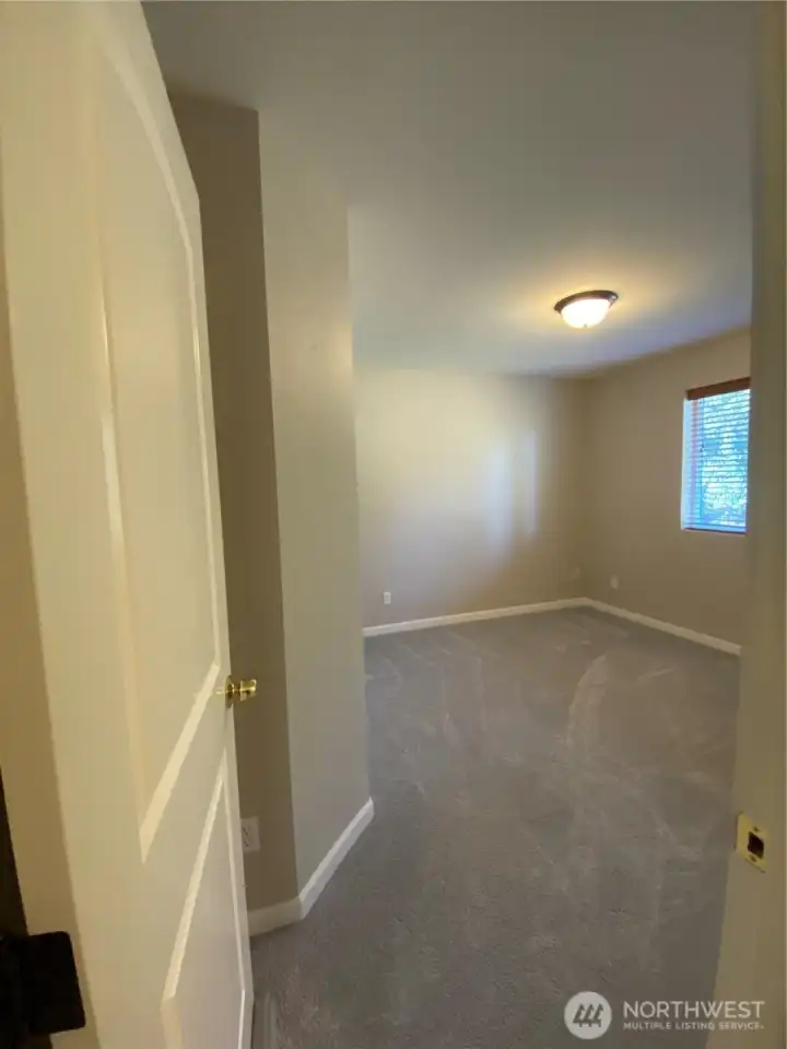 Bedroom #3 facing backyard and trees