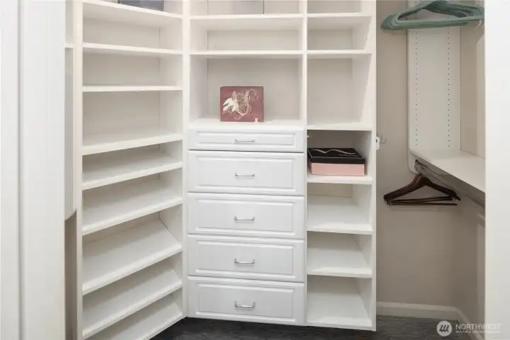 Two WIC with custom built-ins