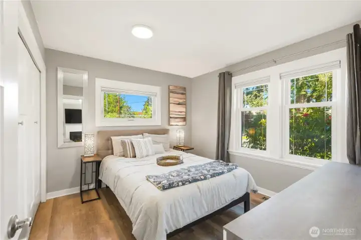 Main floor primary bedroom.