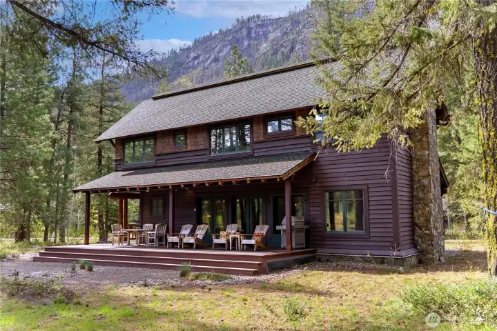 Welcome to the Steelhead Lodge. Built in 1996 with 1772sf of living space and decks on three sides.