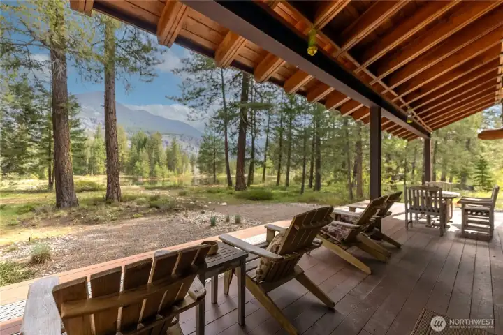 Come, sit right here.  And think about absolutely nothing. Nature will inspire you.