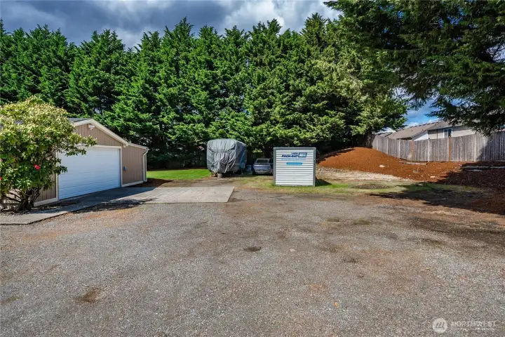 Garage with EV, RV, and Generator power hookups