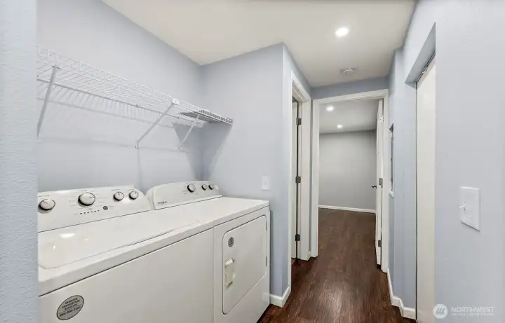 Laundry room in the hallway Laundry room in the hallway