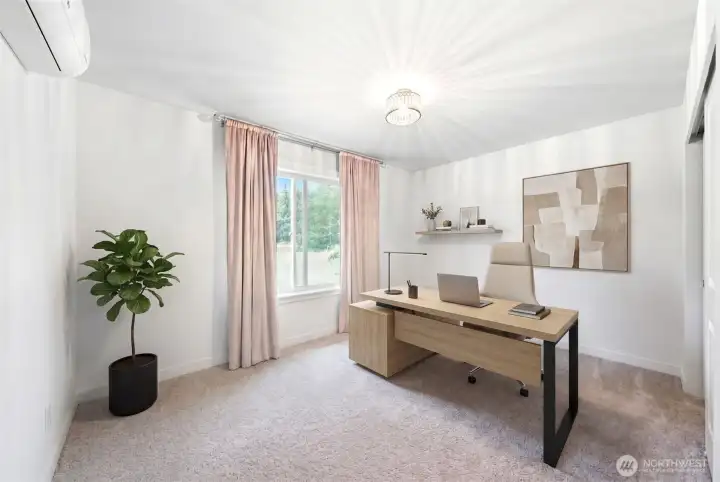 Virtually Staged Office