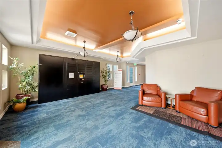Lobby w/ Secure Amazon Storage Lobby w/ Secure Amazon Storage