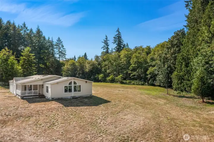 So much potential for landscaping, carriage house, barn, outbuildings, RV parking.